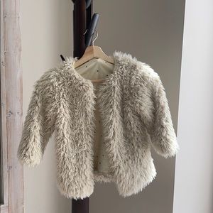 Girls Rylee + Cru shag coat